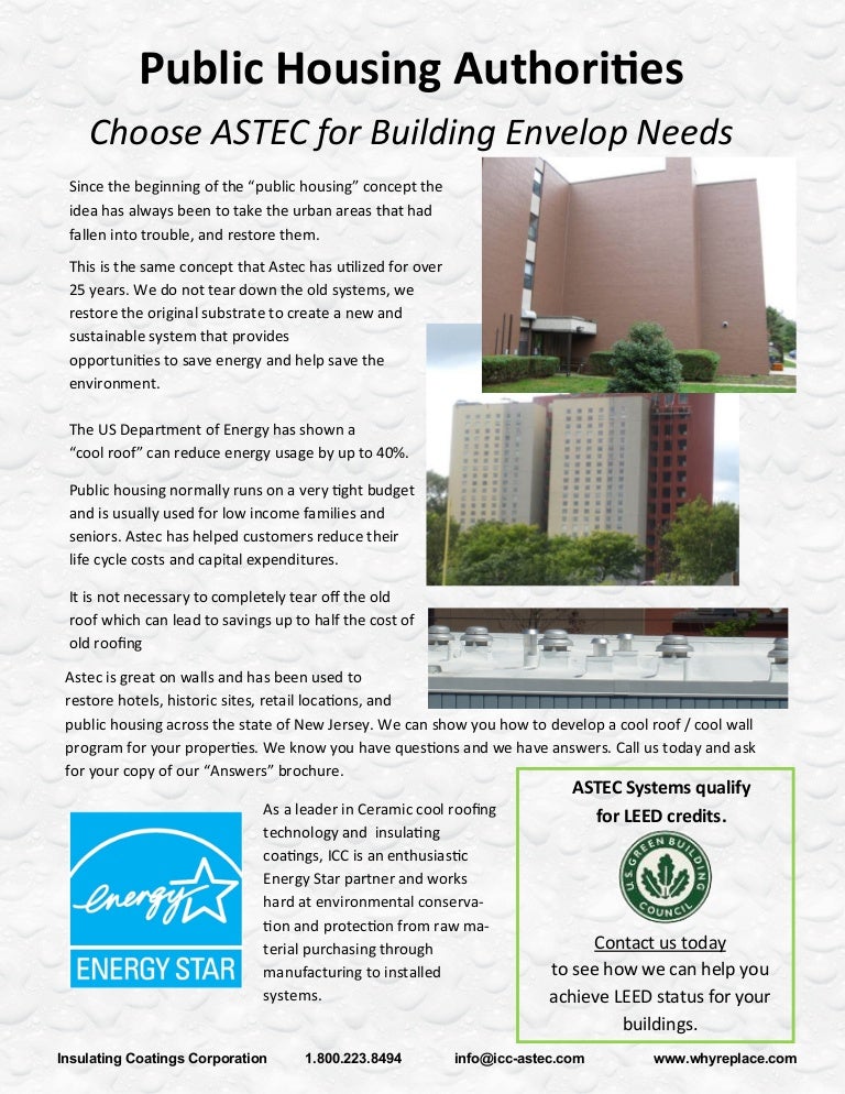 Public Housing Authorities Choose Astec
