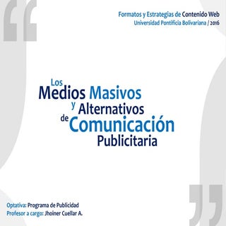 Publicidad y mass media