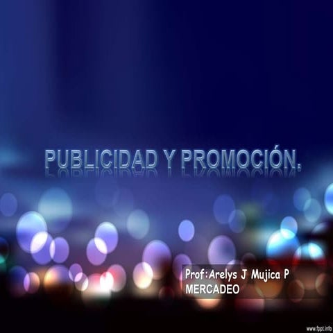 Publicidad y promocion 