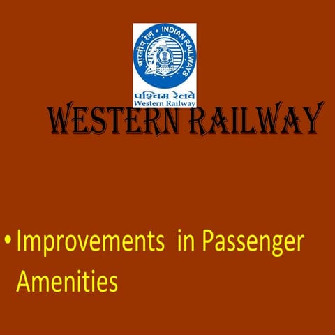 improvement of Railway stations in Western Railway