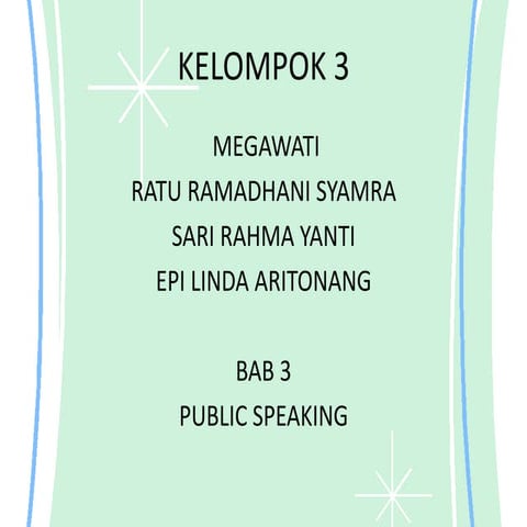 Publick speaking bab 3 pp