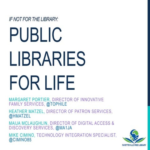 Public Libraries for Life