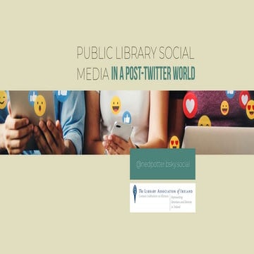 Public library social media in a post-Twitter world