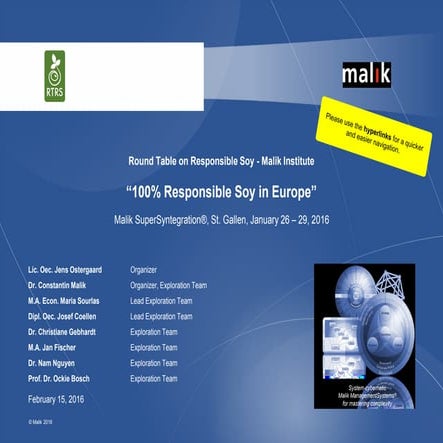 Malik Responsible Soy Syntegration