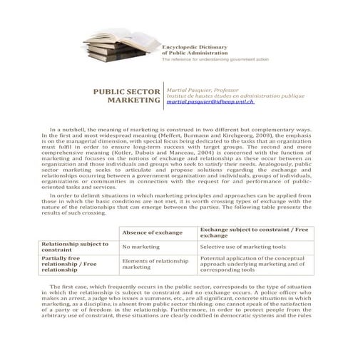 Public marketing | PDF