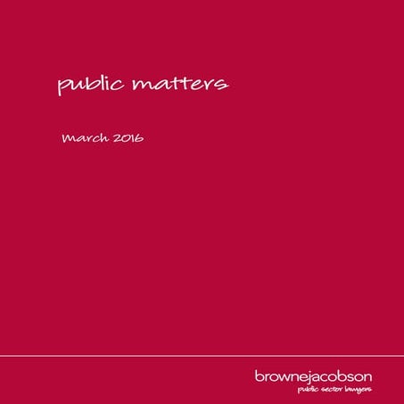 Public matters   march 2016