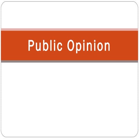 Public opinion