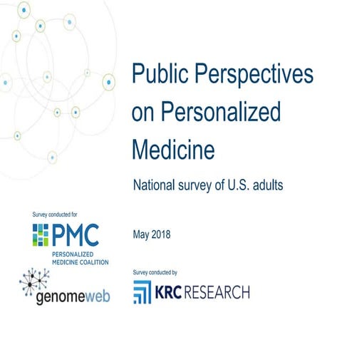 Public Perspectives on Personalized Medicine: A Survey of U.S. Public Opinion