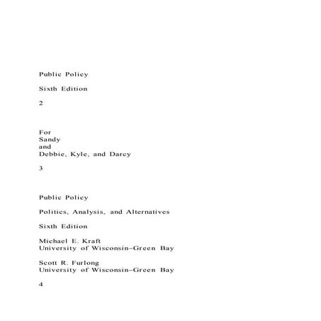 Public policy sixth edition2forsandyand