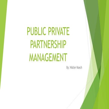 PUBLIC PRIVATE PARTNERSHIP MANAGEMENT-Module.pptx