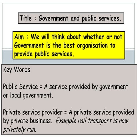Difference between Public and Private Sector