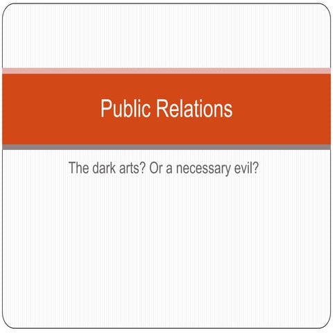 Publicrelations
