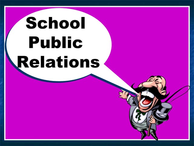 Public relations
