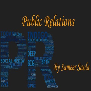 Public relations