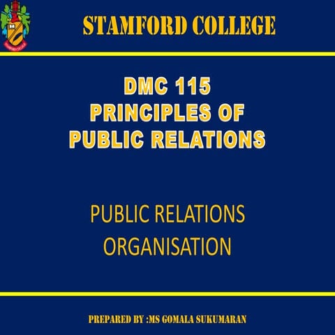 Public relations organisation