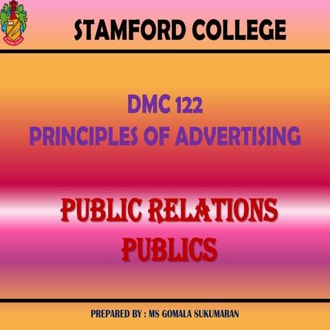 Public relations publics