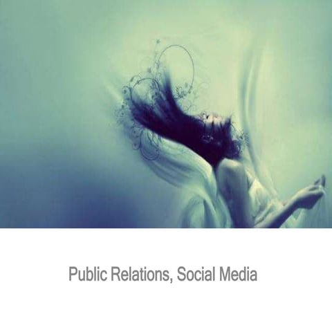 Public relations, social media