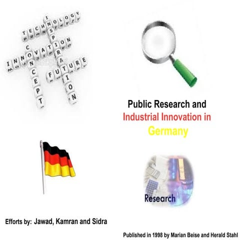 Public research and innovation in Germany