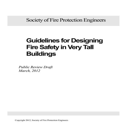 fire and saftyPublic review draft