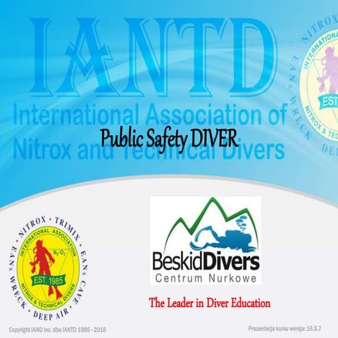 Public safety diver prezentacja