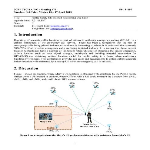 Public safety ue assisted positioning use case (s1-151007)