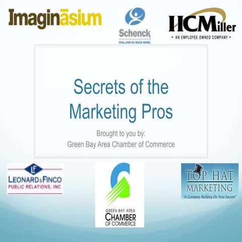 Secrets of the Marketing Pros