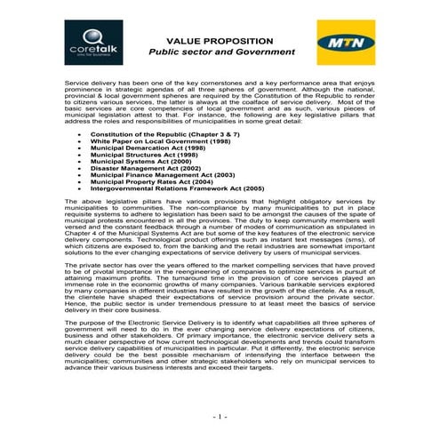 Public Sector, Municipalities And Government