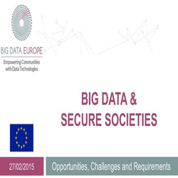 BigDataEurope - Big Data & Secure Societies