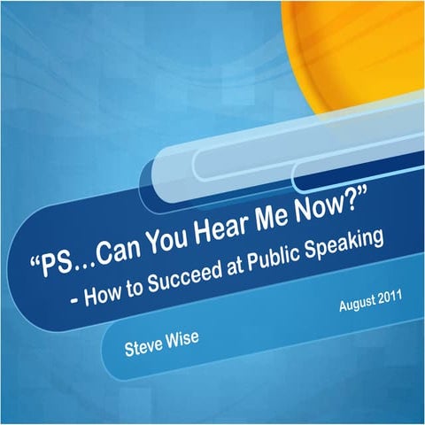 Public Speaking