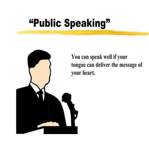 Public speaking