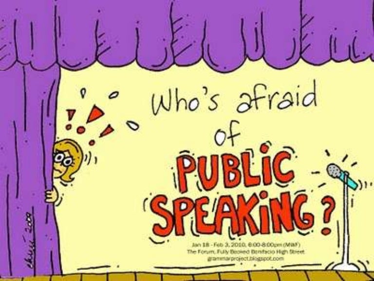 fear of public speaking
