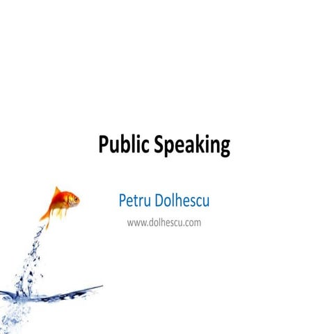 Public speaking
