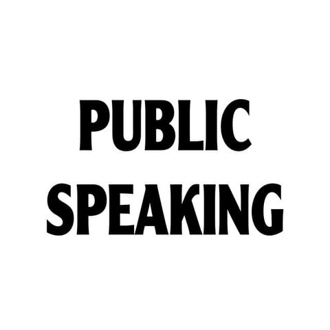 Public Speaking