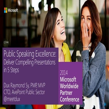 Public Speaking Excellence: Deliver Compelling Presentations in 5 Steps