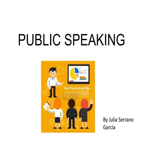 Public speaking | PPTX