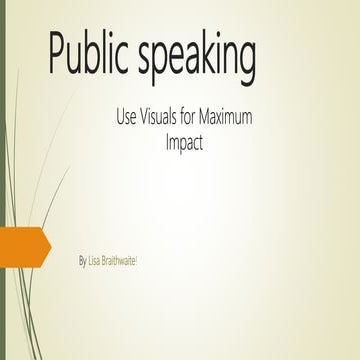 Public speaking