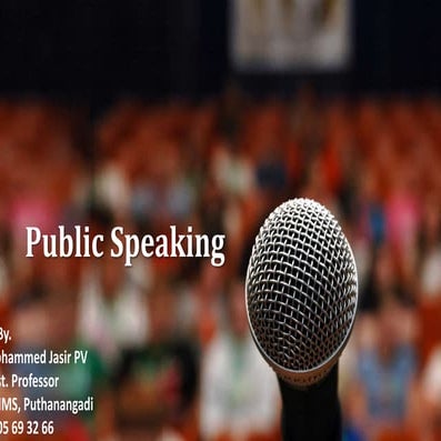 Public speaking
