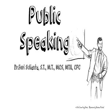 Public speaking (Dr. Feri Sulianta)