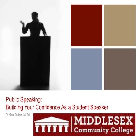 Building Confidence as a Student Speaker