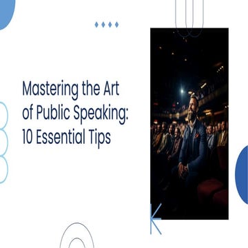 10 Tips for Improving Your Public Speaking Skills