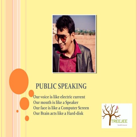 Best way of Public Speaking by Rohit Dubey (Treejee)