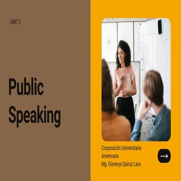 Public speaking 