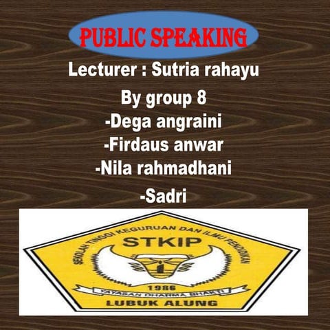 chapter15 Speaking to Inform lesson of public speaking | PPT