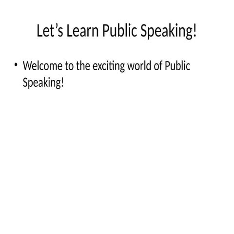 What is Public Speaking ? Why it is important? How to do Public ...