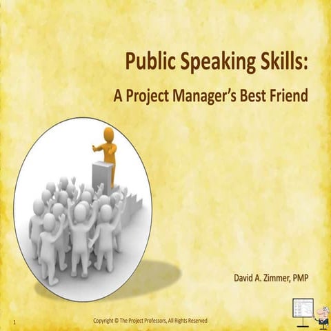 Public Speaking Skills: A Project Manager’s Best Friend