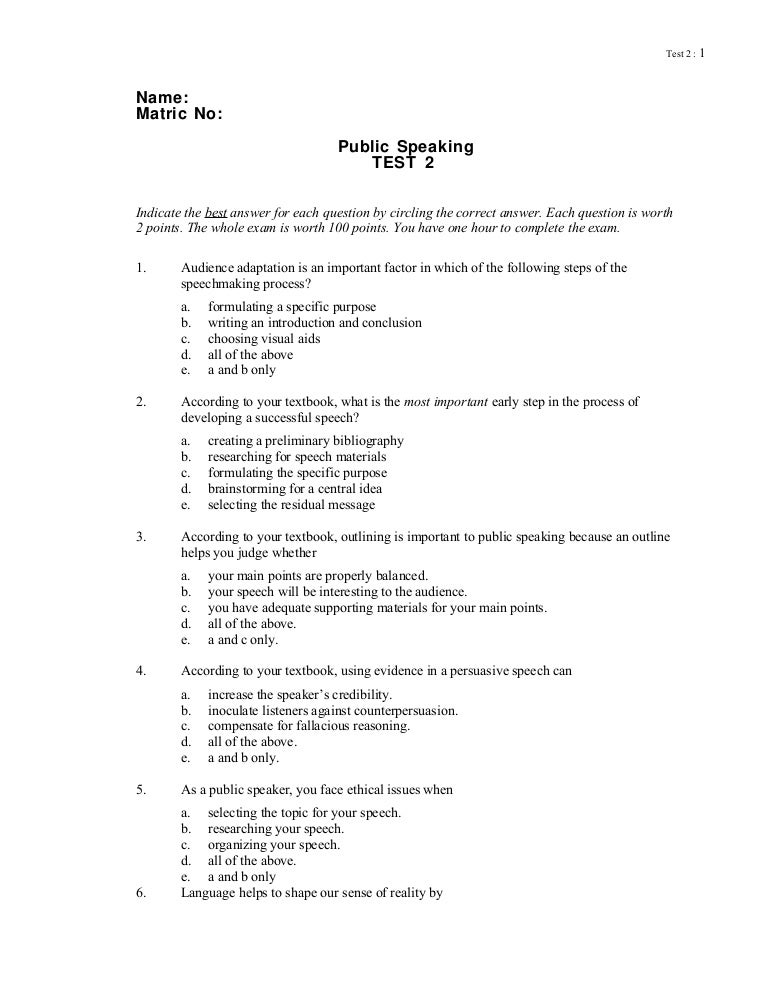 extemporaneous speech outline