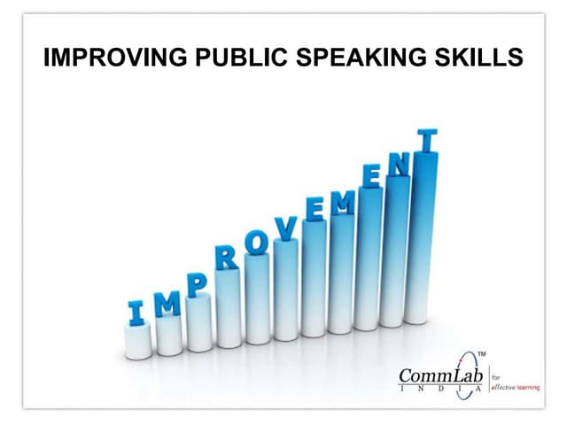 Improving Public Speaking Skills!