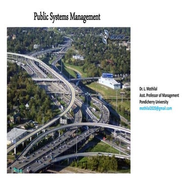 Public systems management