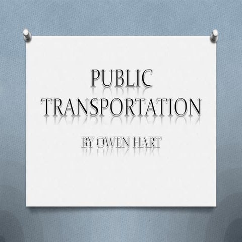 Public transportation