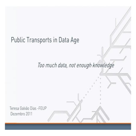 Public transports in data age